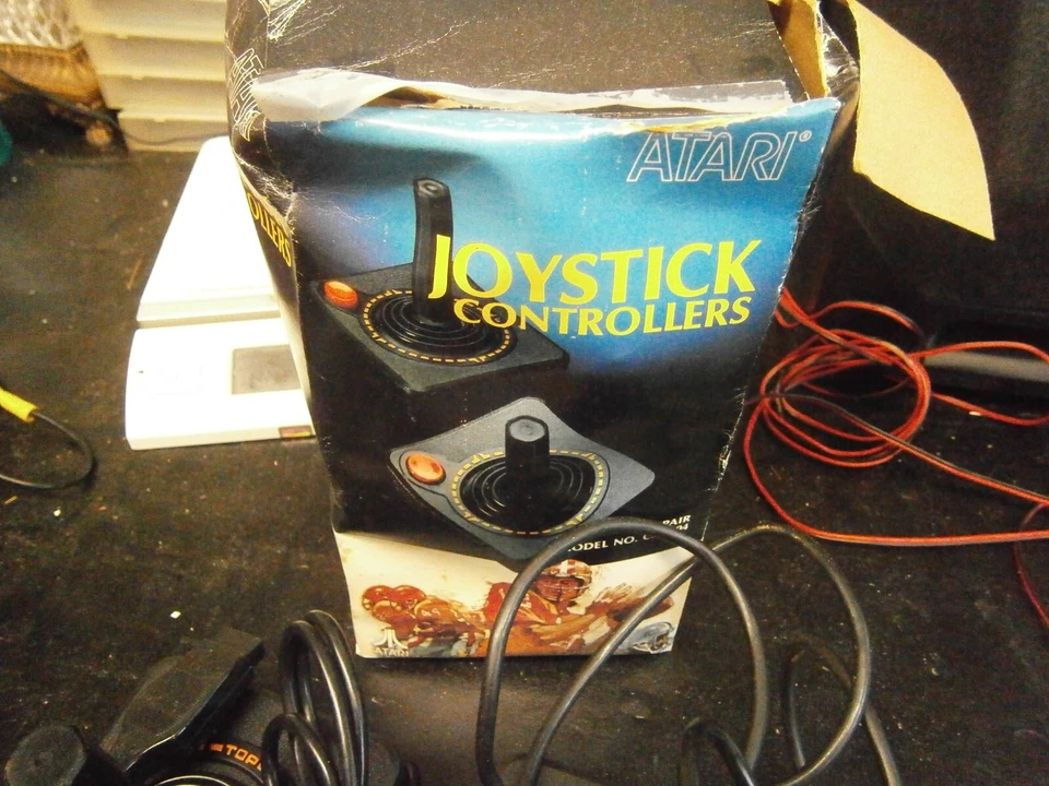 Vintage Pair Of ATARI Joystick Controllers In Original Box 1979 For Atari  - Image 1 of 4