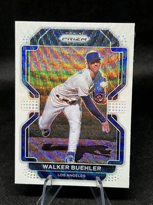 2022 Panini Prizm - White Wave Prizm - Walker Buehler #72 - La Dodgers - Image 1 of 2