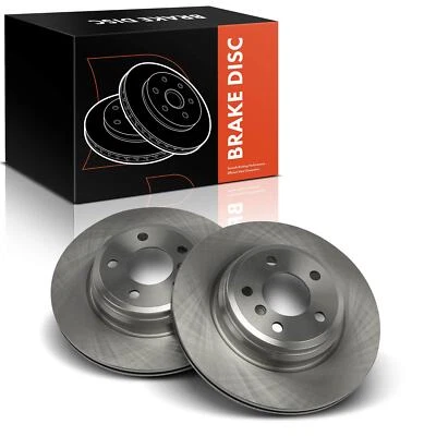 2Pcs 330mm Rear Disc Brake Rotors for BMW 328i 330i 340i 428i 435i 440i xDrive - Image 1 of 4