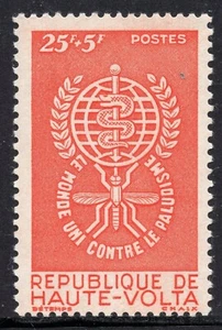 1130 - Upper Volta 1962 - The World United Against Malaria - MNH Set - Picture 1 of 2