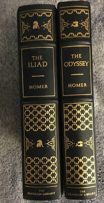 Franklin Library ODYSSEY ILIAD Collector LIMITED ILLUSTRATED Edition GREEK MYTHS - Image 1 of 4
