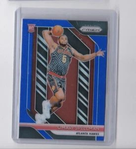 OMARI SPELLMAN 18-19 PANINI PRIZM BLU PRIZM PARALLELO ROOKIE-SERIAL #/199 - Foto 1 di 23