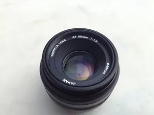 Clean Yashica 50mm f/1.8 AF Lens for 200AF or 230AF Film Camera, AF not tested - Picture 1 of 11