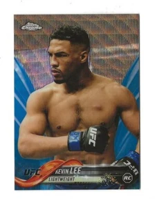 2018 Topps Chrome UFC KEVIN LEE Blue Wave Refractor Rookie RC #07/75 - Picture 1 of 2