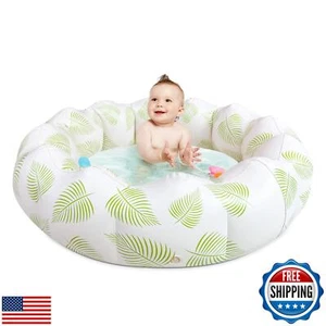 RoamReady Inflatable Baby Kiddie Pool, Portable Swimming Pool for Kids Blow u - Picture 1 of 5