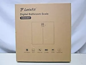 Letsfit Digital Bathroom Scale EB5636H NEW Sealed Box - Picture 1 of 6