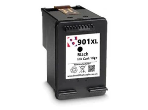 Refilled 901 XL Black Ink fits HP Officejet J4680 Series Inkjet Printers - Picture 1 of 5