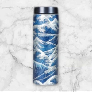 Katsusika Hokusai Rare Thermos (TIGER) Water Bottle Lightweight From Japan - Picture 1 of 6