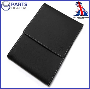 GENUINE VW LEATHER WALLET DOCUMENT FOLDER FOR HANDBOOK DRIVERS OWNERS MANUALS. - Picture 1 of 6