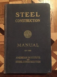 1952 5. Aufl. Stahlbauhandbuch American Institute of Construction Sn1405 - Bild 1 von 4