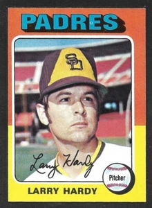 Larry Hardy 1975 Topps Larry Hardy San Diego Padres como nuevo B - Imagen 1 de 2