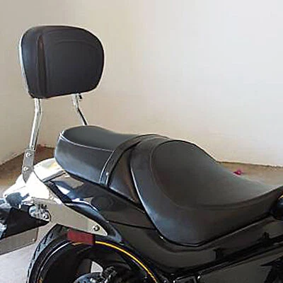 Asiento de pasajero del conductor y almohadilla de respaldo Sissy Bar apta para Suzuki Boulevard 2006-2023 Foto 1 de 4