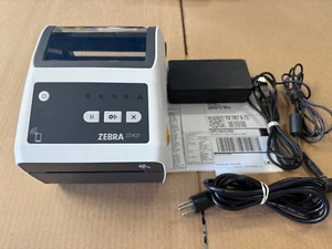 Imprimante d'étiquettes code-barres thermique Zebra ZD421 300 DPI Ethernet et USB ZD42H43-D01E00EZ - Photo 1/5