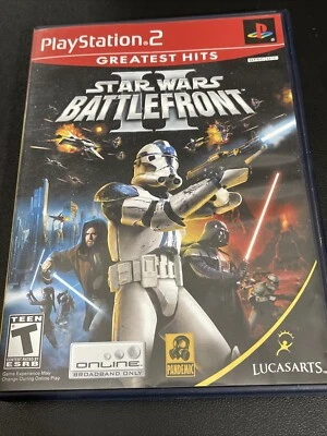 Star Wars Battlefront 2 Greatest Hits PS2 CIB Complete Reg Card - Image 1 of 3