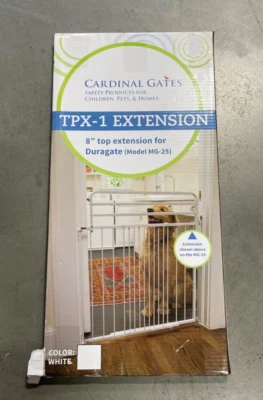 Extensión Duragate 8" Altura Blanco TPX Cardinal Gates Arañazos y Abolladuras Foto 1 de 4