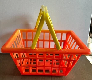Vintage Shopping Grocery Store Food Basket Toy 12" by Gay Toys Inc. USA Child - Picture 1 of 5