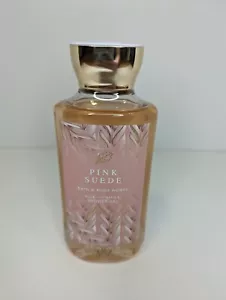 Bath & Body Works Pink Suede Body Wash 10 oz Shower Gel BRAND NEW - Picture 1 of 2