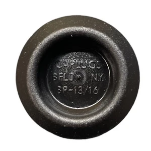 Caplugs schwarz BP-13/16 1,15" Knopfstecker mit versenktem Typ Kopf - Bild 1 von 4