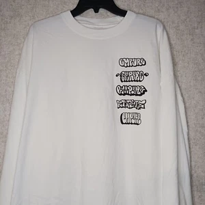 Empyer Mens Long Sleeve Shirt White Size 3x XXXL 100% Cotton Pullover - Picture 1 of 6