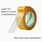 25M Double Sided Tape High Viscosity Grid Fiber Transparent Double Sided Tape