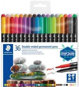 STAEDTLER Doppel-Fasermaler Twin-tip, 36er Kunststoff-Etui - Bild 1 von 1