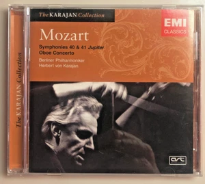 MOZART: SYMPHONIES NOS. 40 & 41 "JUPITER"; OBOE CONCERTO. Herbert Von Karajan CD - Imagen 1 de 5