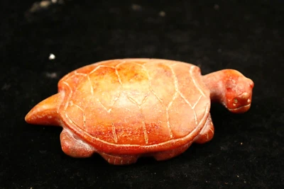 Colgante de jade HeTian natural de 12 cm colgante de jade animal tortuga amuleto Foto 1 de 4