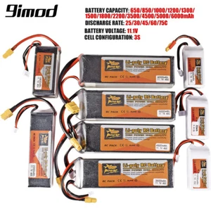 11.1V RC Lipo Battery ZOP Power 3S w/ XT30 XT60 T Plug JST Plug for RC Car Boat - Picture 1 of 48