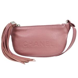 Chanel Pink Fringe Shoulder Bag 120350