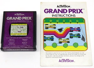 Grand Prix (Atari 2600, 1982) By Activision (Cartridge & Manual) NTSC - Picture 1 of 10