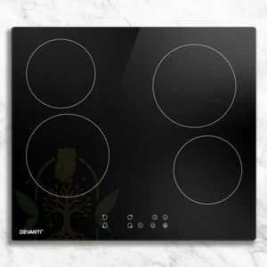 Devanti Electric Ceramic Cooktop 60cm Touch Control - Picture 1 of 7