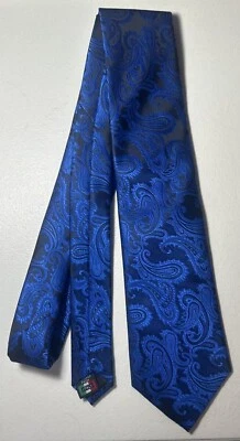 Corbata de cuello para hombre águila fabricantes de camisas azul cachemira prendas clásicas para el cuello estampado atemporal  Foto 1 de 3