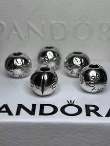 Authentic Pandora π logo clip/stopper charm π S925 ALE π 791015 - Picture 1 of 10