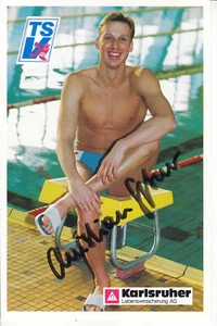 Christian GESSNER - RDA/Alemania, bronce WM1991 natación, autógrafo original - Imagen 1 de 1