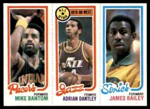 1980-81 TOPPS MINI JAMES BAILEY 227 ADRIAN DANTLEY 6 MIKE BANTOM 115 - Picture 1 of 2