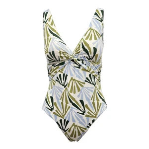 M&S COLLECTION Badeanzug Bauchkontrolle bedruckt Plunge - Bild 1 von 5