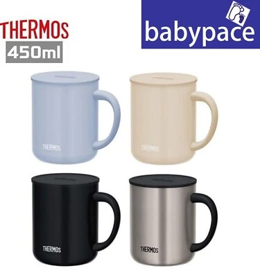 Japan Thermos Stainless Steel Vacuum Insulated Mug 450ml JDG-452C Hot Cold - Image 1 of 4