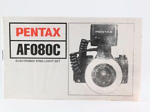 Pentax Gebrauchsanweisung instruction AF 080 AF080C electronic ring light set  
