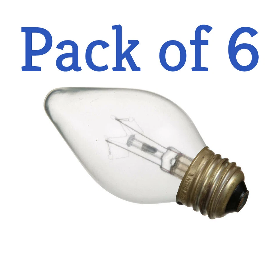 HATCO Restaurant Bulb, Torpedo 60W 120V Silicone Coated 6pcs SAME DAY SHIPPING