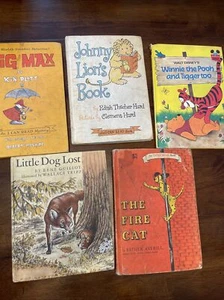Vtg Set Of Five Hard Cover Children’s Books 1960-1975 - Picture 1 of 12
