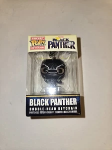 Funko POP Pocket Keychain Marvel Black Panther Bobble-Head 1.25" Vinyl Figure - Picture 1 of 2