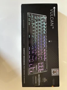ROCCAT VULCAN TKL USB-C Aluminum Plate Black Mechanical Compact Keyboard RGB - Picture 1 of 6