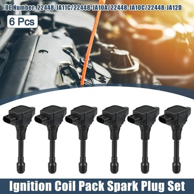 6 peças de substituição de bobina de ignição de carro para Nissan 350Z Enthusiast Grand Touring - Imagem 1 de 4