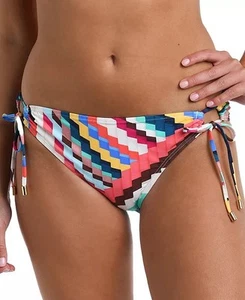 La Blanca Slice Of Paradise Side Tie Hipster Bottom Womens Size 8 Multicolor - Picture 1 of 7