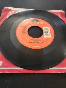 Rock 45rpm Eric Clapton - Let It Rain / After Midnight On Polydor vinyl record - Imagen 1 de 4