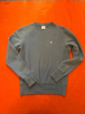 Vintage champion blue-grey sweatshirt, unisex size M - Image 1 of 4
