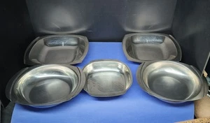 Lot of 5-4 Selandia Denmark 18-8 Stainless Steel Square Dishes/Bowls 9.5"X9.5" - Picture 1 of 10