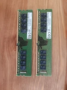 32GB Samsung (2x16GB) M378A2K43DB1-CTD 2Rx8 DDR4 PC4-2666V Desktop Memory TESTED - Picture 1 of 1