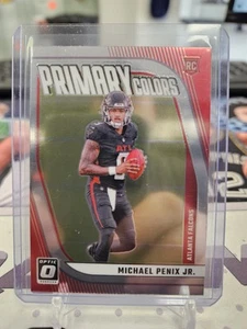 2024 Donruss Optic Rookie Primary Colors #17 Michael Penix Jr. RC - Falcons KR - Picture 1 of 2