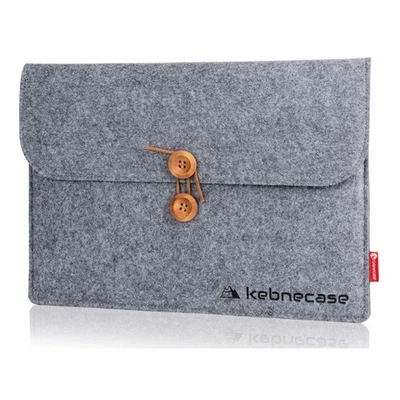 Kebnecase Nórdico Elegante 15" Funda para Laptop/Funda para Laptop/Bolso para Ordenador Fieltro Gris Foto 1 de 4